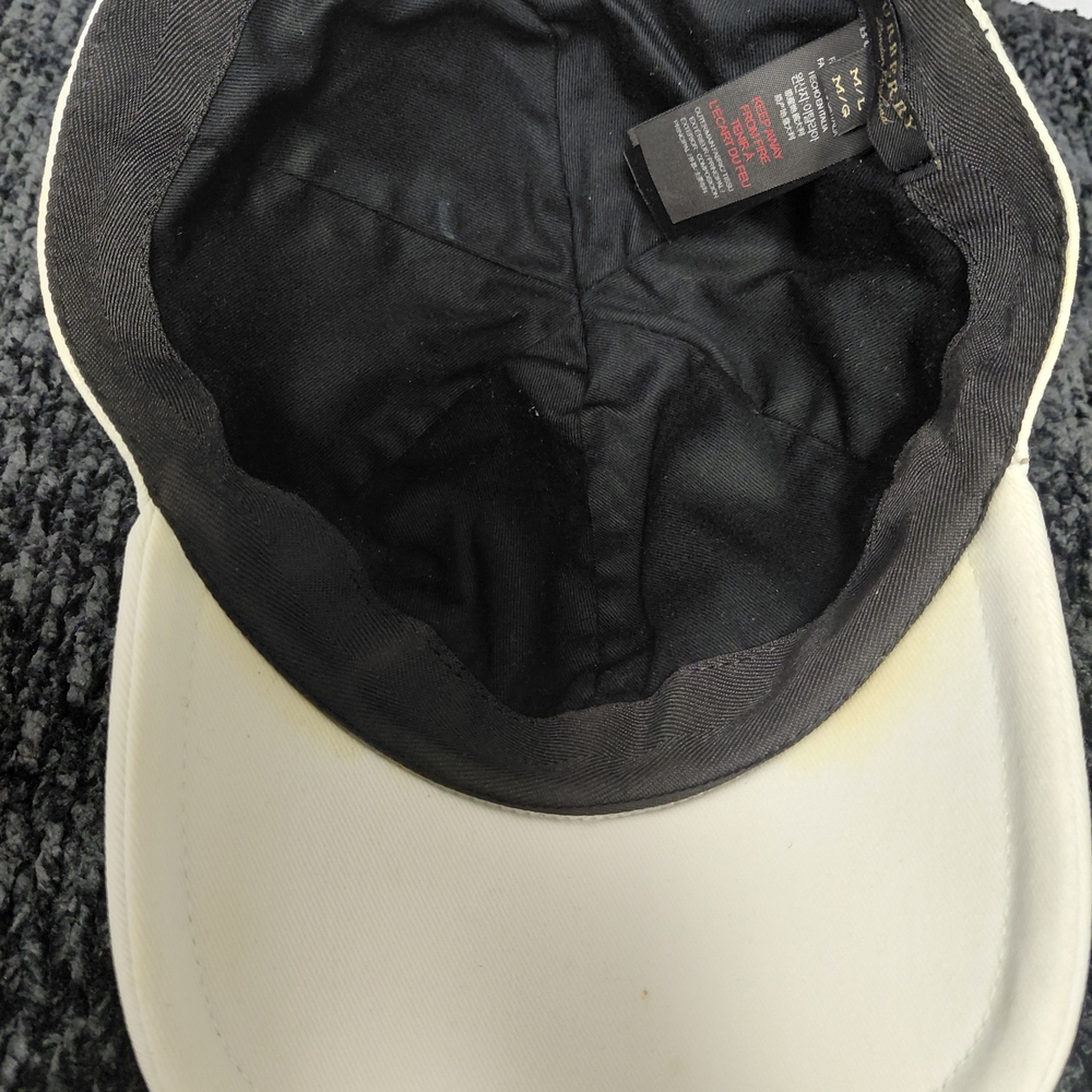Burberry White Cap - Men's Accessory - Picture 8 of 10